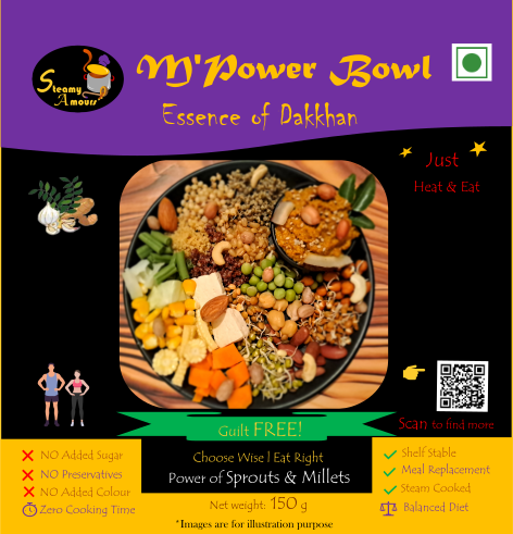 M'Power Bowl Combo - Dakkhani + Italian | Ready to Eat | Steamy Amours - Image 5