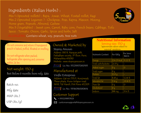 M'Power Bowl Combo - Dakkhani + Italian | Ready to Eat | Steamy Amours - Image 3