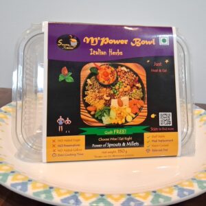 M'Power Bowl - Italian Herbs | Ready to Eat | 150 g | By Steamy Amours