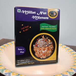 Snacky Mixtures-Millet Nut Mixture-Date n Nut | Ready to Eat | 100 g | By Steamy Amours