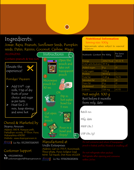 Snack Combo - Dum Aloo + Millet Nut Mixture | Ready to Eat | Steamy Amours - Image 6