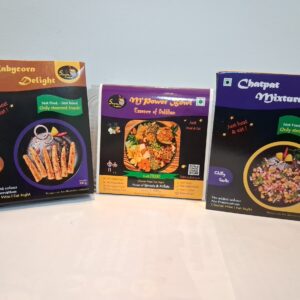 All in One Combo - M'Power Bowl Dakkhani + Babycorn Delight + Chatpat Mixture | Ready to Eat | Steamy Amours